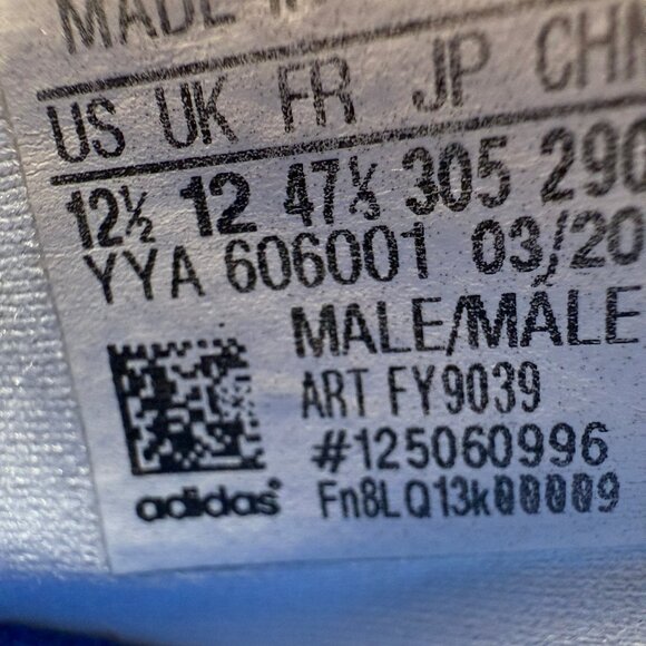 adidas Ultra Boost 20, size 12.5 - Picture 6 of 6